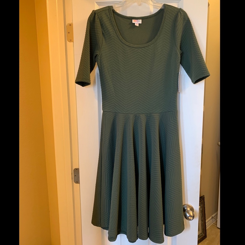 Lularoe Nicole Olive Green